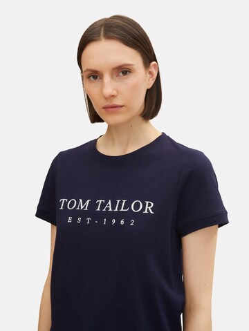 TOM TAILOR قميص بلون أزرق