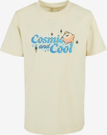 ABSOLUTE CULT Shirt 'Wish - Cosmic And Cool' in Geel: voorkant