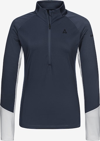 Schöffel Functioneel shirt in Blauw: voorkant