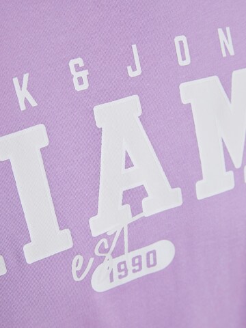 T-Shirt 'CORY' JACK & JONES en violet