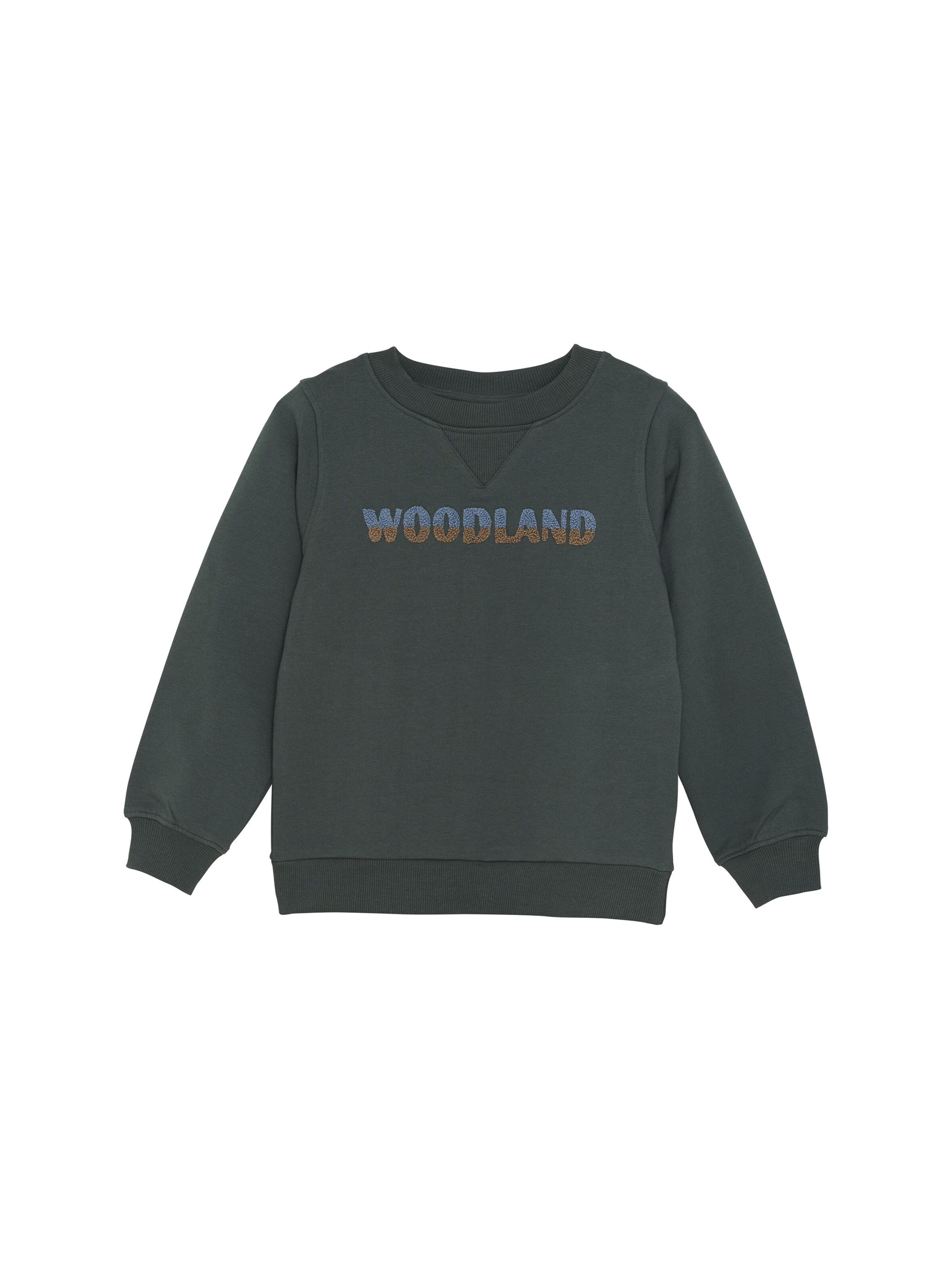 EN FANT - Sweatshirt em verde: frente