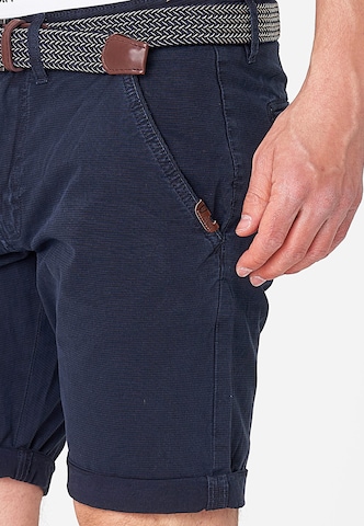 Regular Pantalon chino 'Caedmon' INDICODE JEANS en bleu