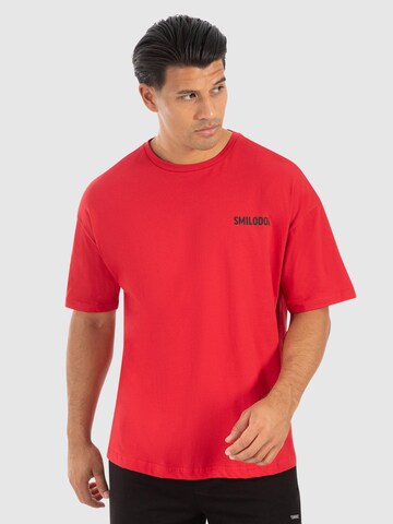 T-Shirt ' Cyris ' Smilodox en rouge : devant