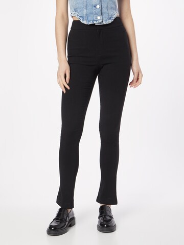 Gina Tricot Bootcut Bukser 'Kajsa' i sort: forside