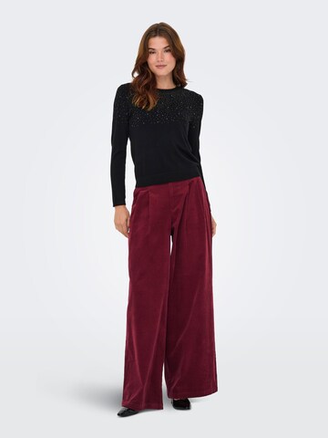 Loosefit Pantalon à pince 'SVEA-NESSA' ONLY en rouge