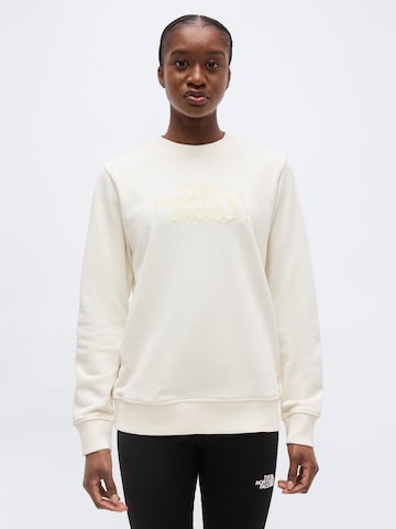THE NORTH FACE Mikina 'DREW PEAK' - Biela: predná strana