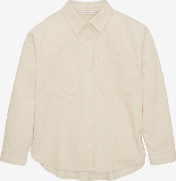 TOM TAILOR Bluse in Beige: predná strana