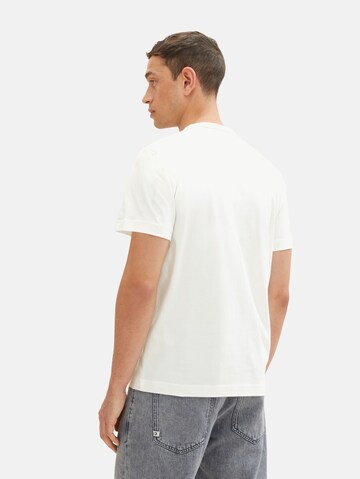 TOM TAILOR T-Shirt in Weiß