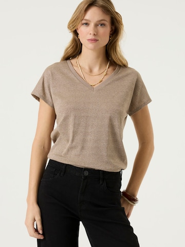 GARCIA T-Shirt in Braun: Vorderseite