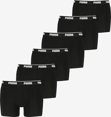 Boxers PUMA en noir : devant