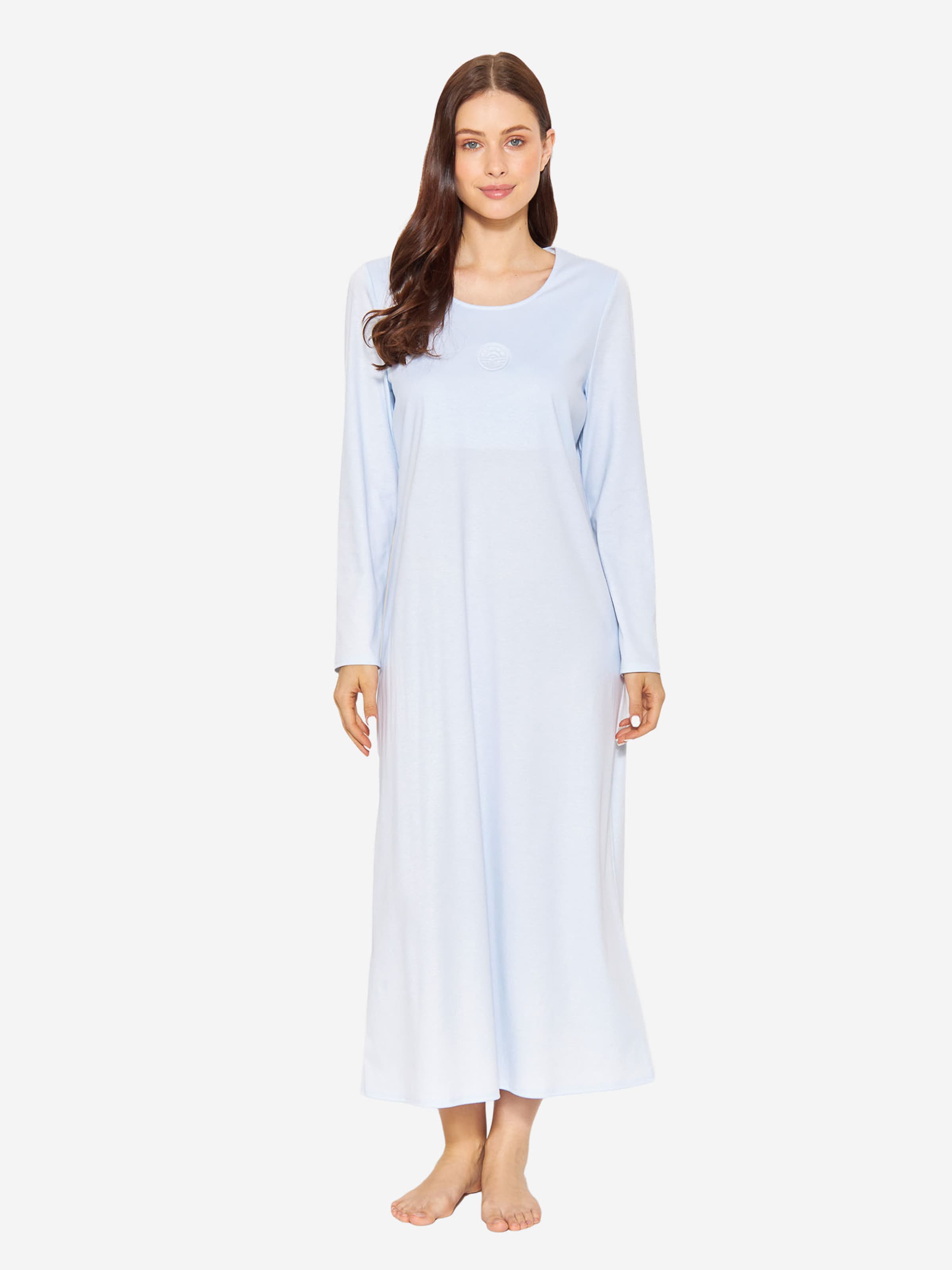 FÉRAUD PARIS Nightgown ' Maxi ' in Blue: front
