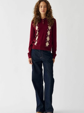 Noella Overdel ' N-Maxine Knit ' i rød