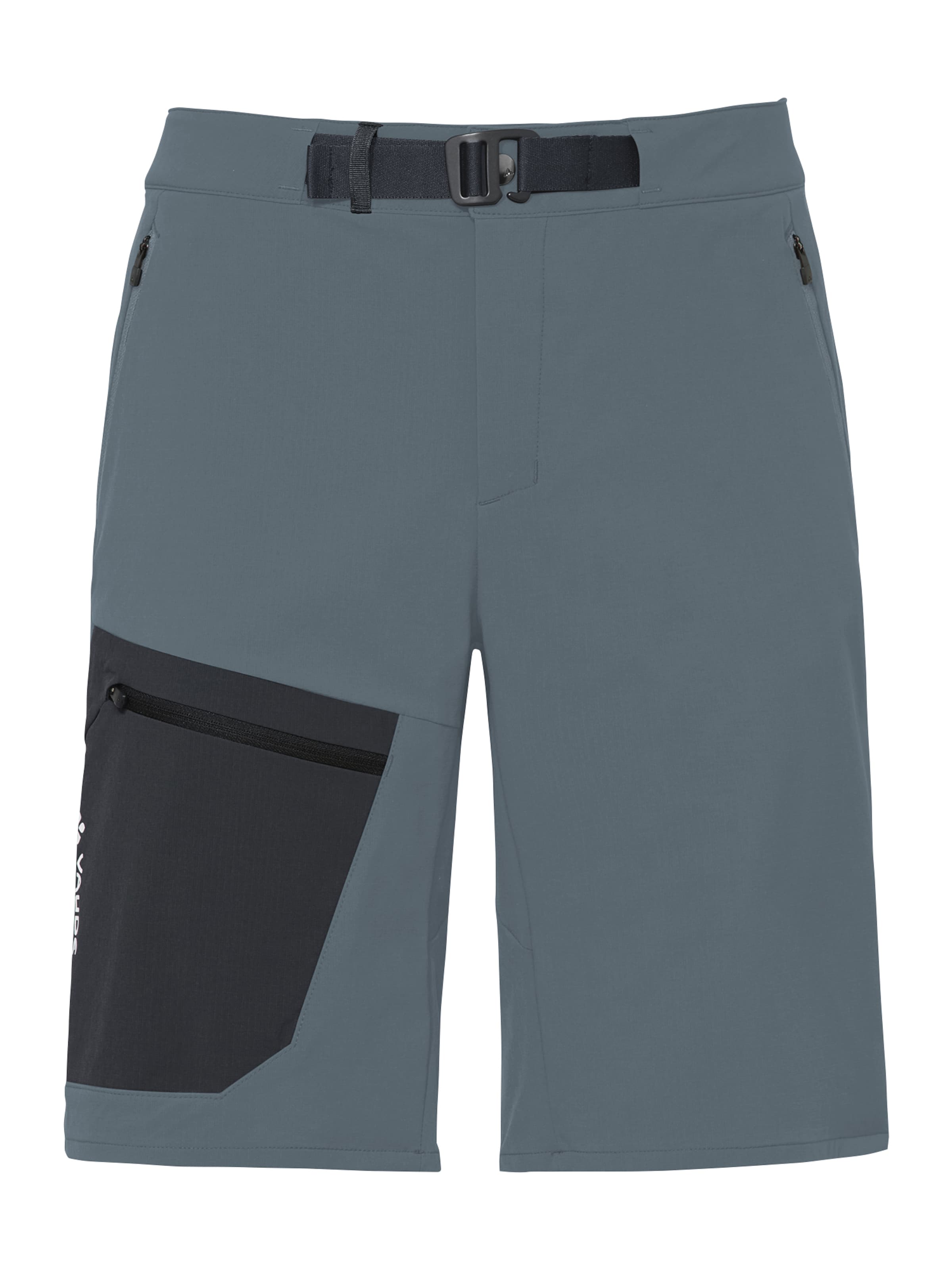 VAUDE Regular Outdoor trousers 'Badile II' in Grey: front