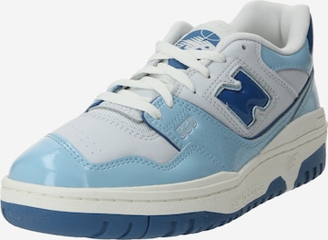 Sneaker bassa ' 550' di new balance in blu: frontale