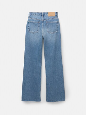 Pull&Bear Loosefit Jeans i blå