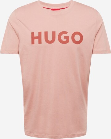 HUGO - Camiseta 'Dulivio' en rojo: frente