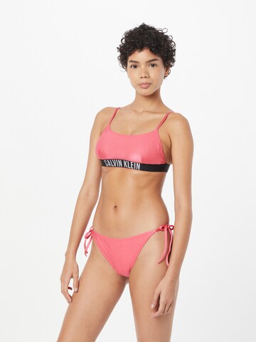 Calvin Klein Swimwear Bikinové nohavičky - ružová