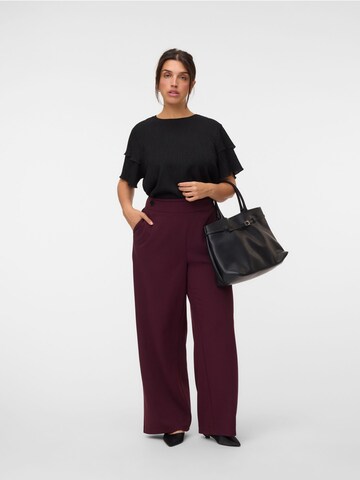T-shirt 'VMCAmanda' Vero Moda Curve en noir
