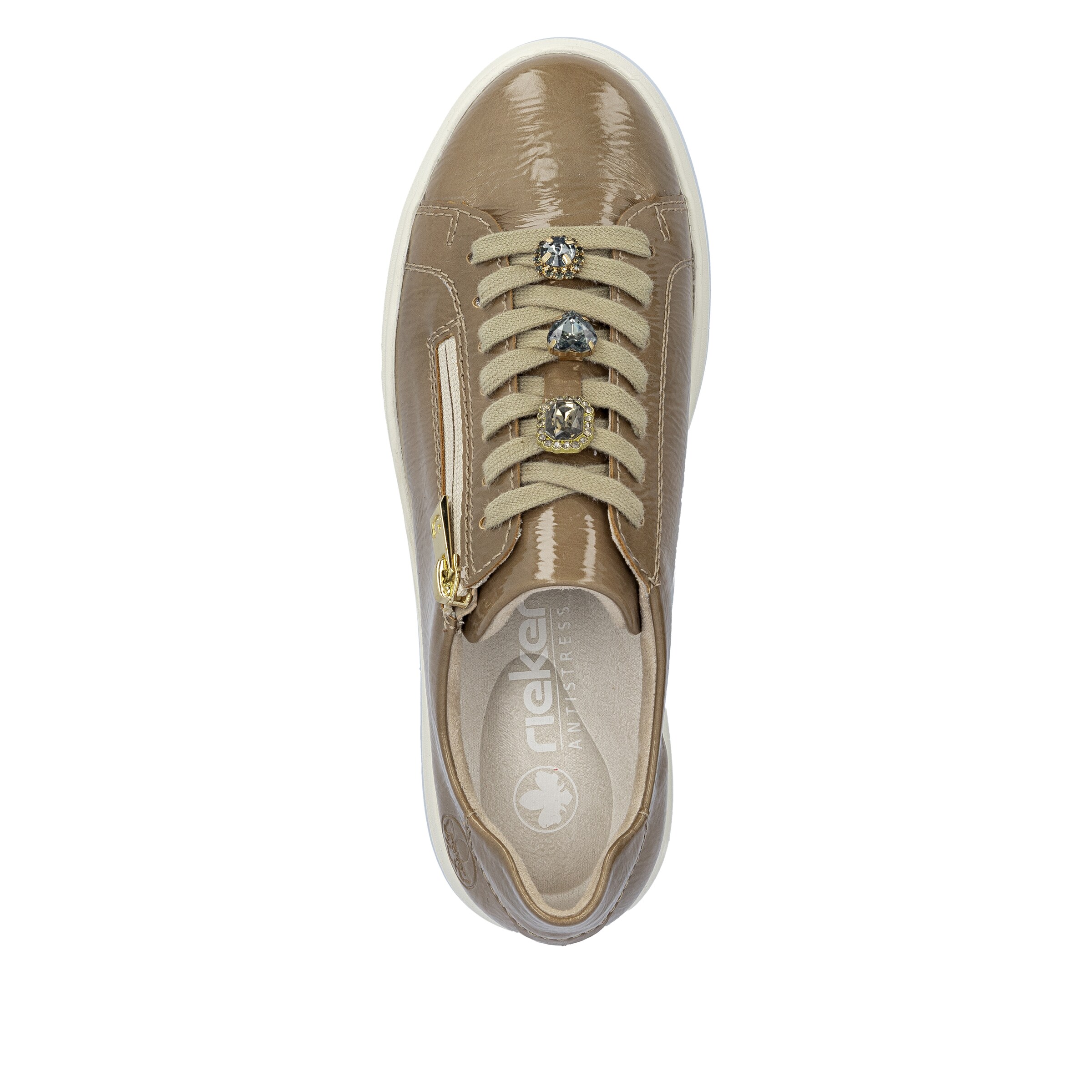Baskets basses Rieker en beige