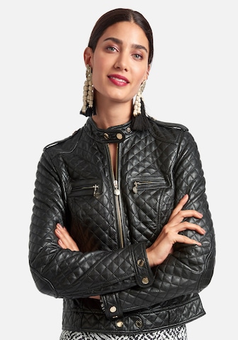 Laura Biagiotti Roma Between-Season Jacket in Black: front