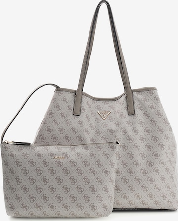 Cabas 'VICTTORIA' GUESS en marron : devant