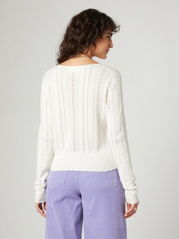 Cardigan 'Snowdrop' florence by mills exclusive for ABOUT YOU en blanc