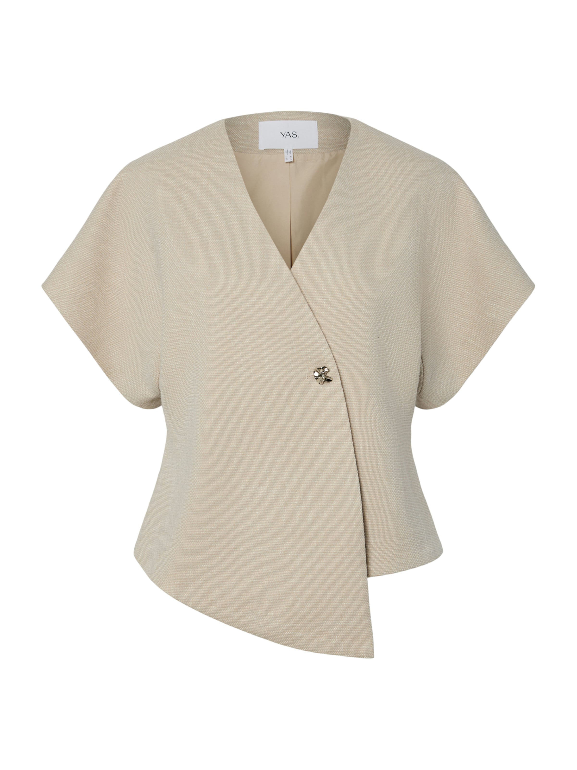 YAS - Blazer em bege: frente
