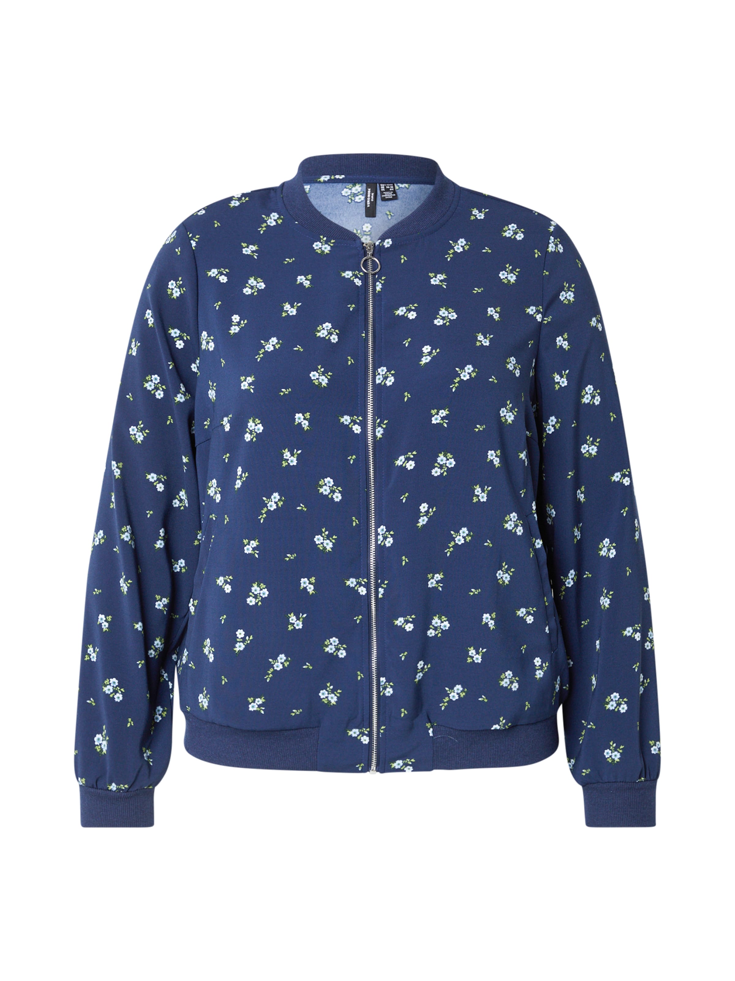 Vero Moda Curve Демисезонная куртка в Синий: спереди