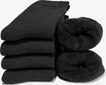 Occulto Socks 'Smilla' in Black: front