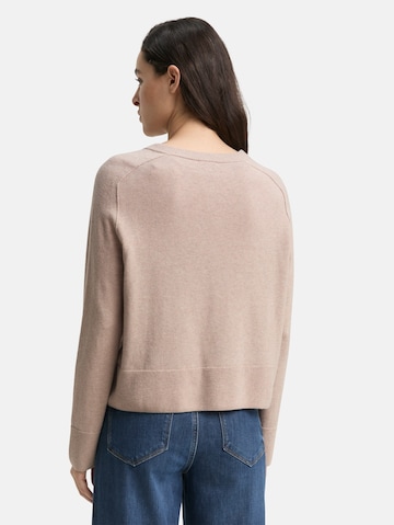TOM TAILOR Knit cardigan in Brown