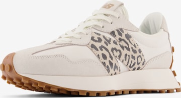 Sneaker bassa '327' di new balance in bianco: frontale
