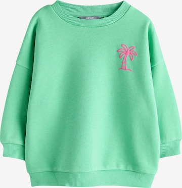 Sweat Next en vert : devant