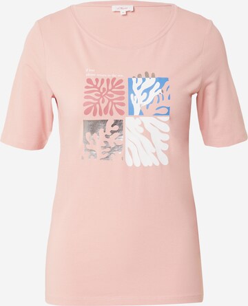 s.Oliver - Camiseta en rosa: frente