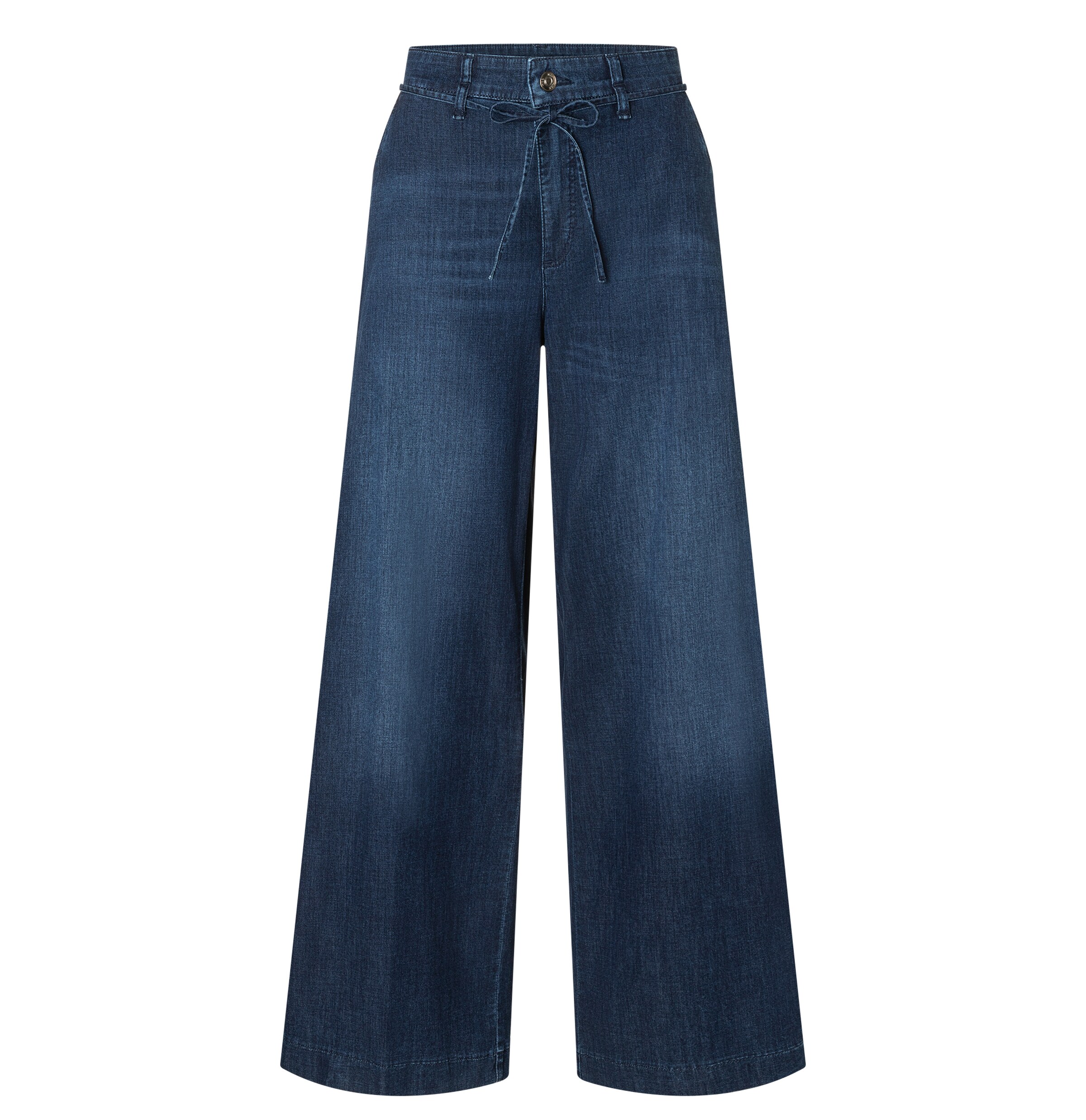 MAC Wide Leg Jeans in Blau: Vorderseite