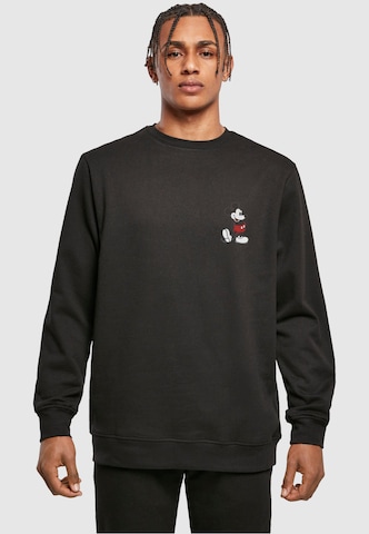 ABSOLUTE CULT Sweatshirt 'Mickey Mouse - Kickin Retro' in Schwarz: predná strana