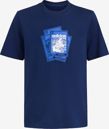 ADIDAS ORIGINALS T-Shirt 'Firebird' in Blau: Vorderseite