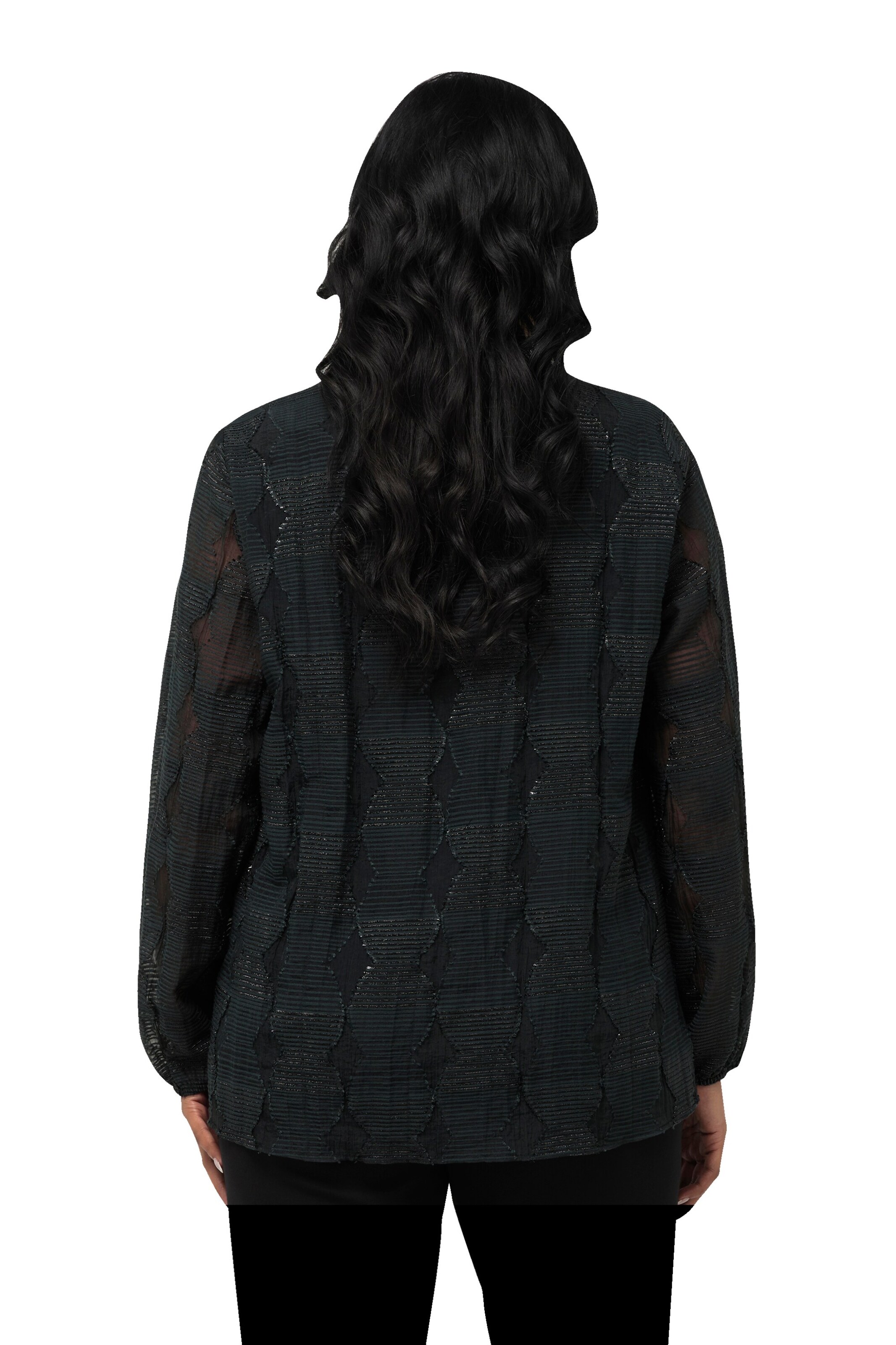 Ulla Popken Blouse in Zwart