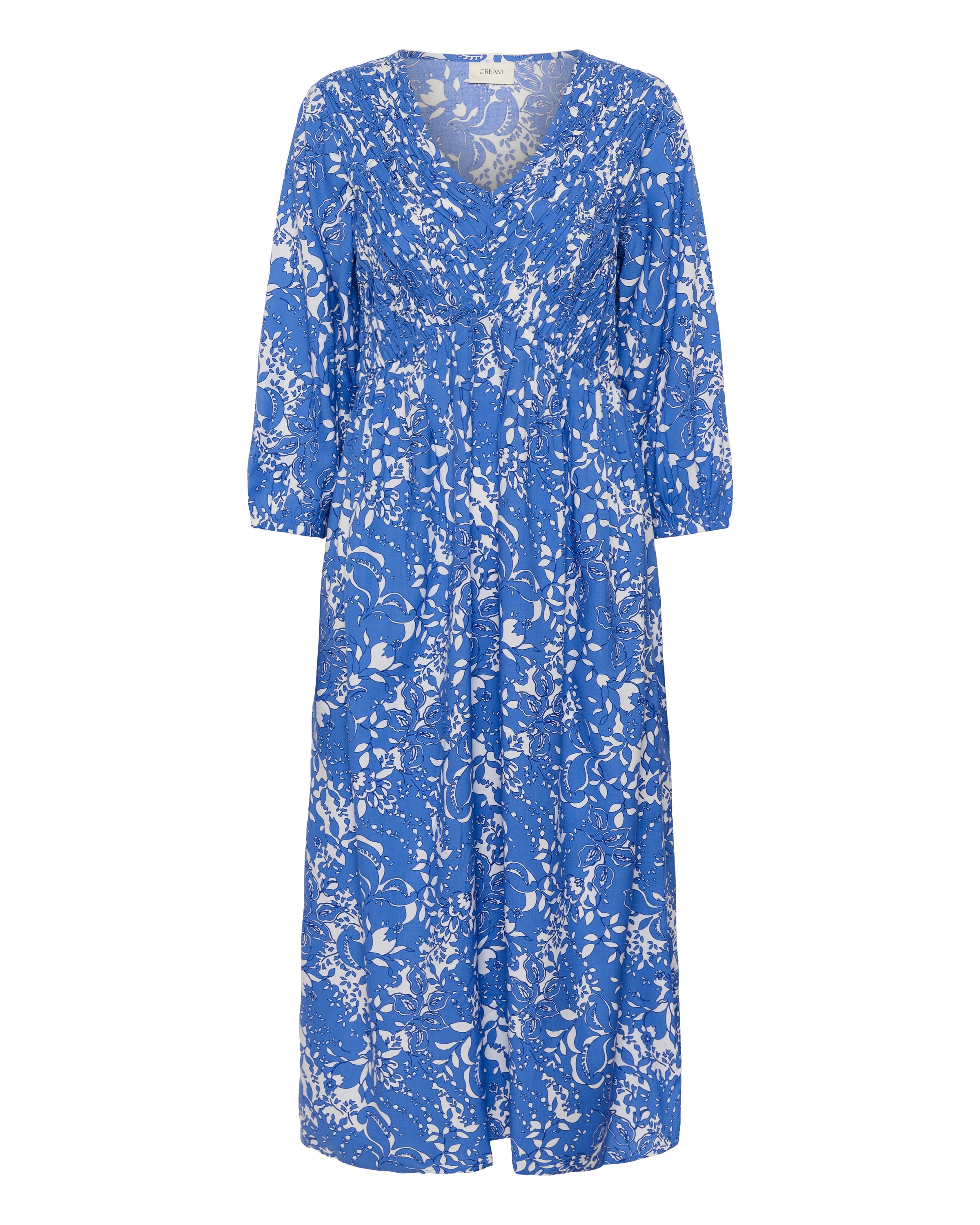 Robe 'CRTiah' Cream en bleu : devant