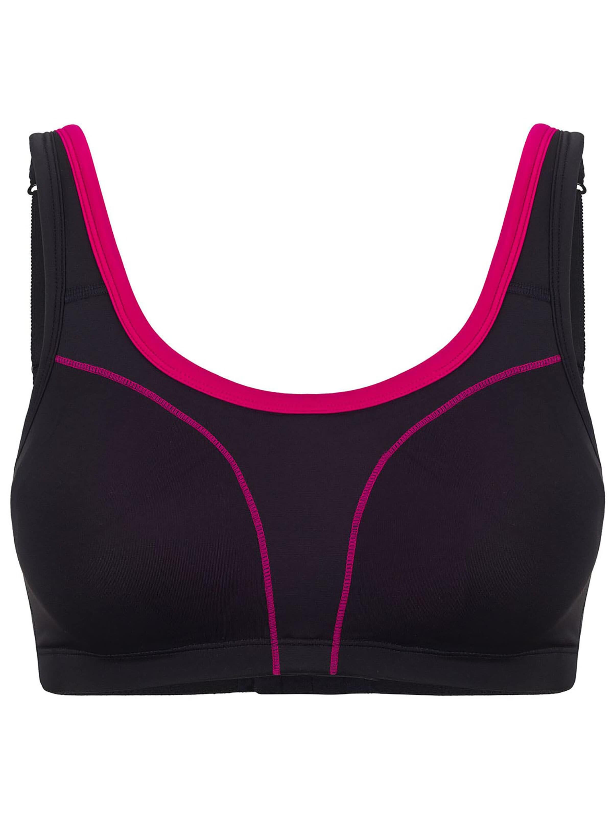 SUSA Bustier BH 'Move'‌‌ in Schwarz: Vorderseite