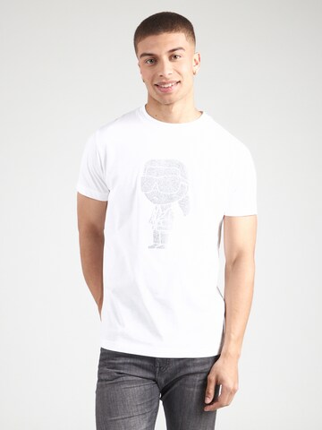 Karl Lagerfeld Majica | bela barva: sprednja stran