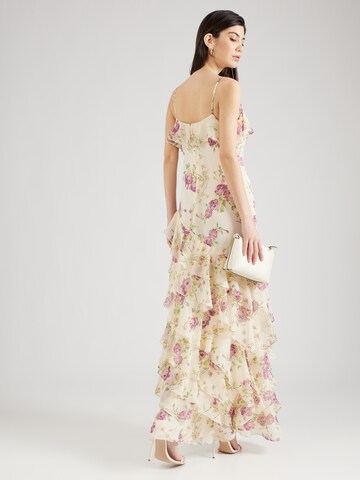 Lauren Ralph Lauren - Vestido de festa 'PIRENE SLEEVELESS GOWN' em bege