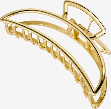 soho Hair accesoires Hair jewelry 'Lyra Large Metal Hair Claw - Gold' in Gold: front
