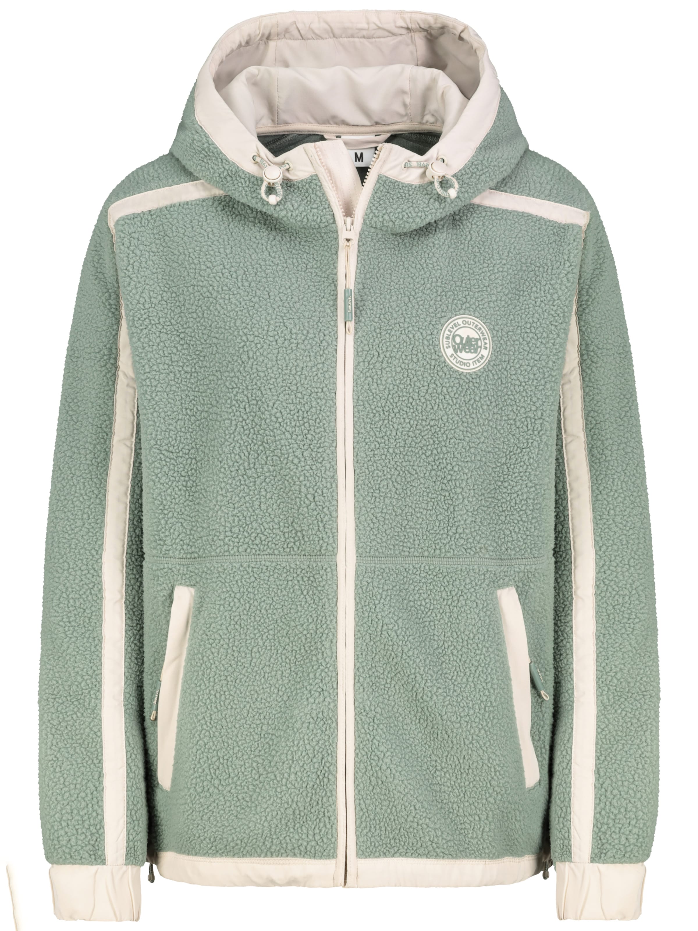 Sublevel Fleecejacke in Grün: Vorderseite