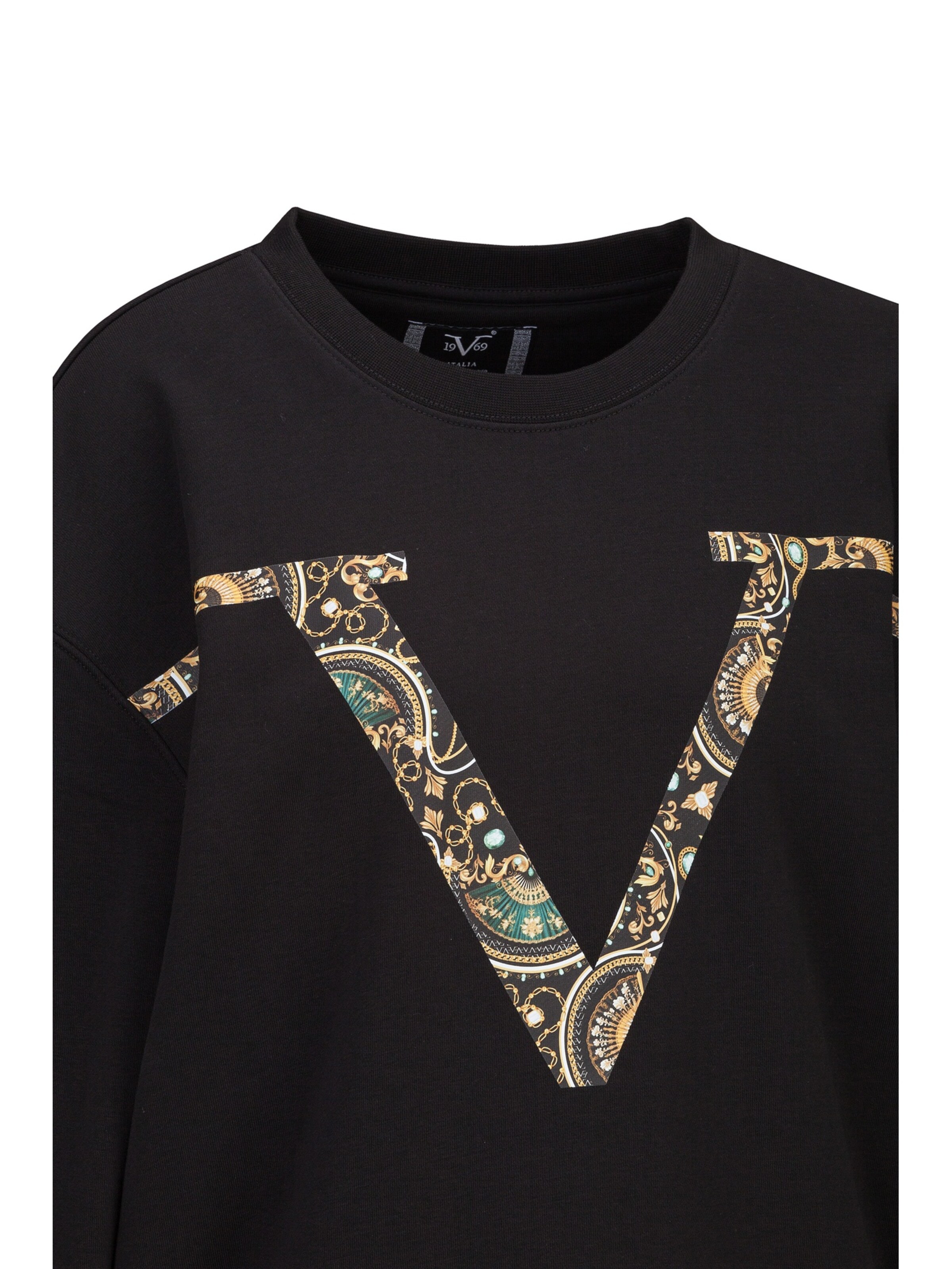 Sweat-shirt 19V69 ITALIA en noir
