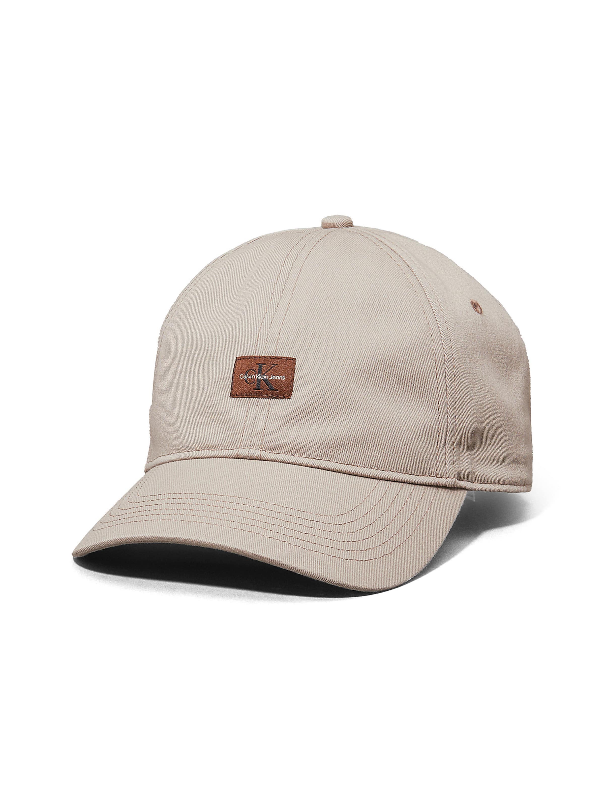 Casquette Calvin Klein en beige : devant