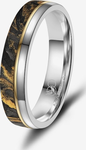 MARRYA Ring 'MARRYA CA-10 Ehering aus Carbon + Titan Spezial' in Yellow: front