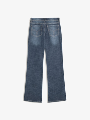 Bootcut Jeans de la Bershka pe albastru