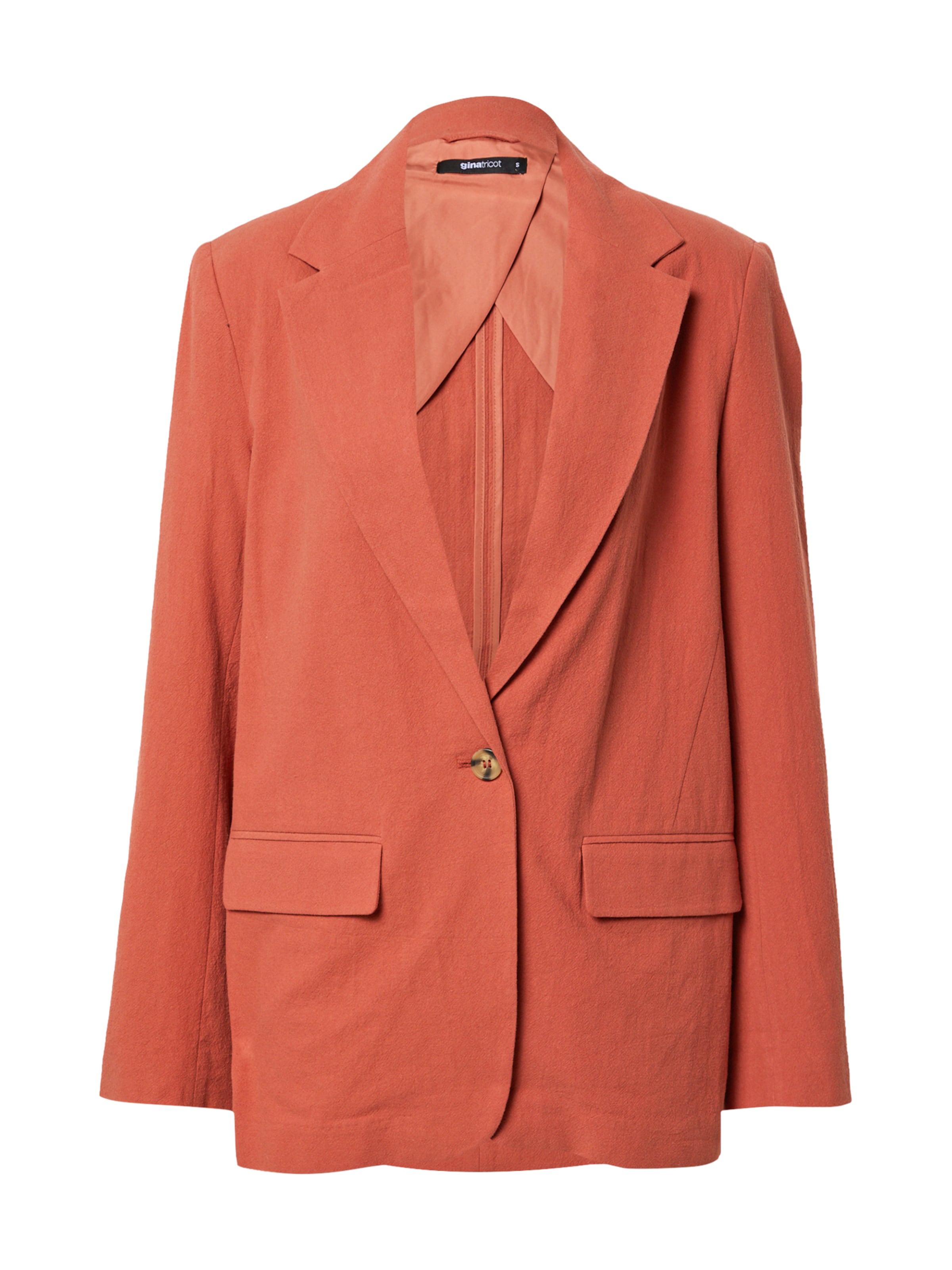 Gina Tricot Blazer in Orange: front