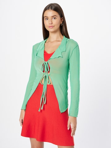 NEON & NYLON Blouse 'RAINA' in Green: front