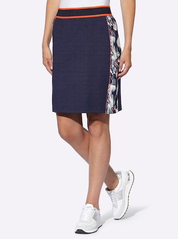 heine - Falda en azul: frente